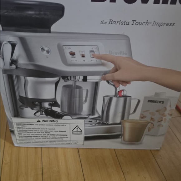 Breville Silver Espresso Machine with Touch Screen - Picture 4 of 4